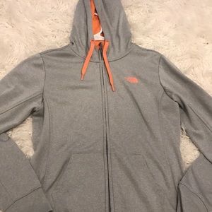 Light grey northface zipup